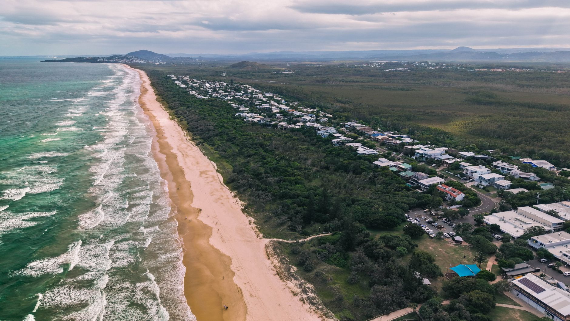 Miles of Atlantic beach