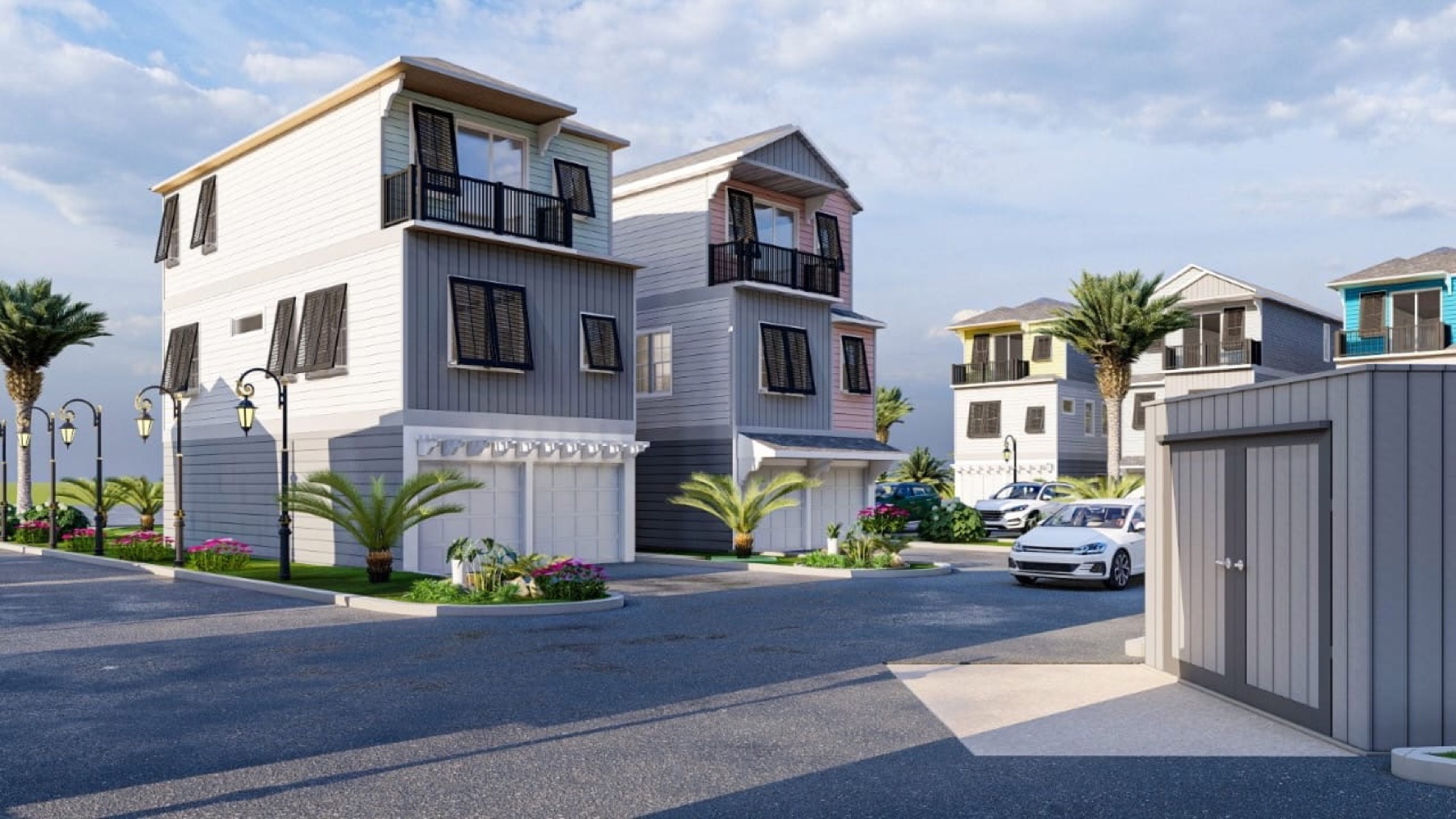Vista Mar coastal townhomes in downtown Myrtle Beach